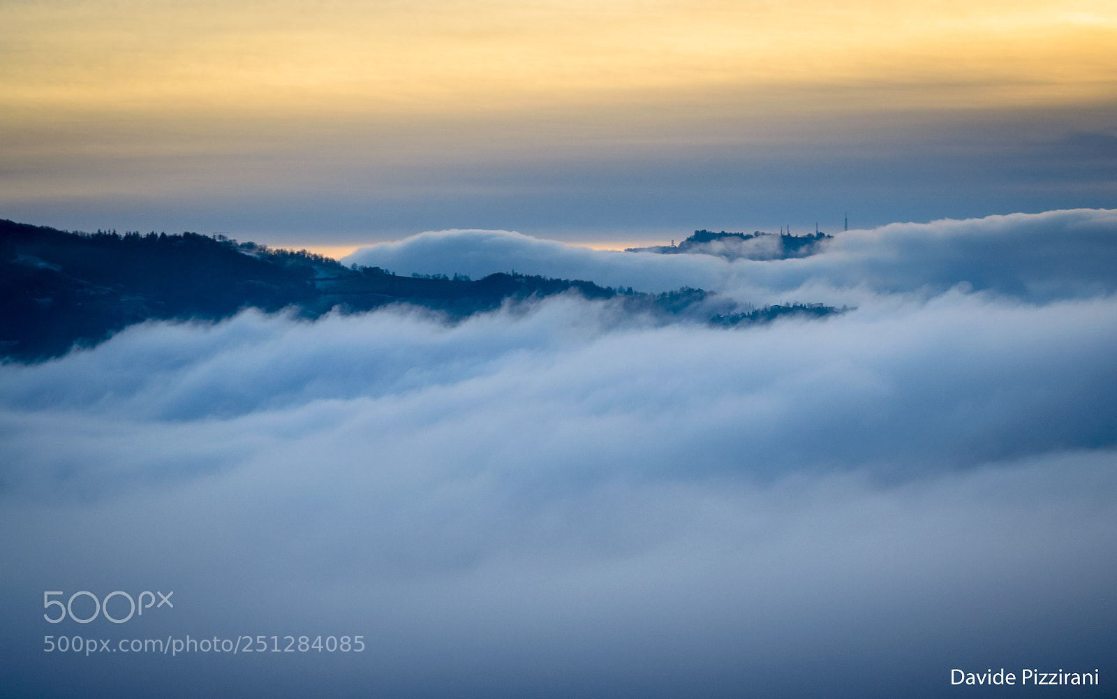 Nikon D3100 sample photo. Sea of fog photography