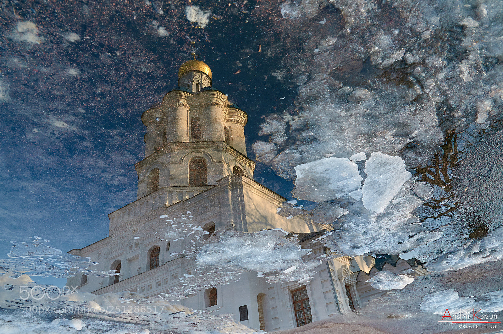 Nikon D300 sample photo. Reflection of ancient building photography