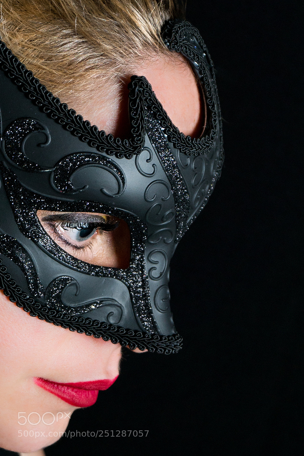 Sony a7R II sample photo. Masked girl photography