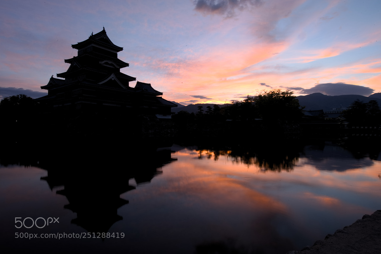 Nikon D810 sample photo. Matsumoto castole in morning... photography