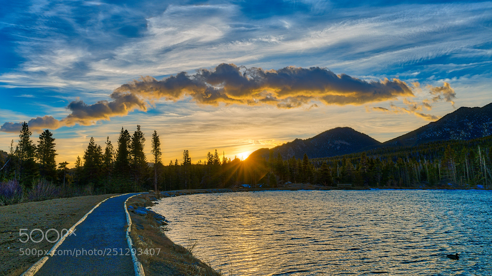 Nikon D850 sample photo. Sprague lake sunrise photography
