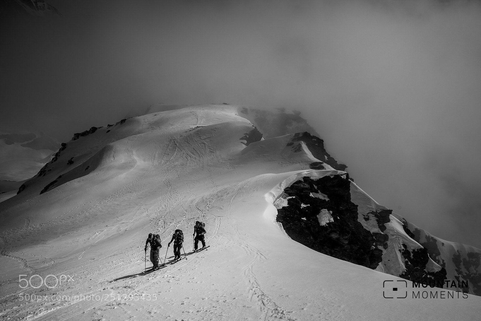 Nikon D610 sample photo. Skitouring in the high photography
