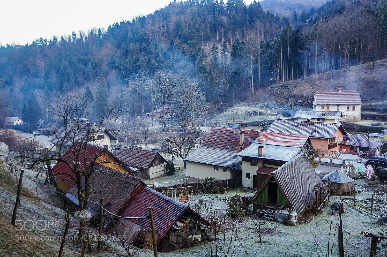 Sony Alpha NEX-5N sample photo. Smolnik in winter photography