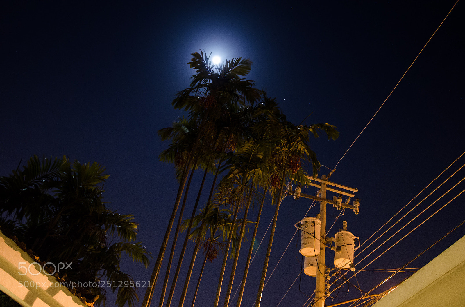 Nikon D5100 sample photo. Night voltage photography