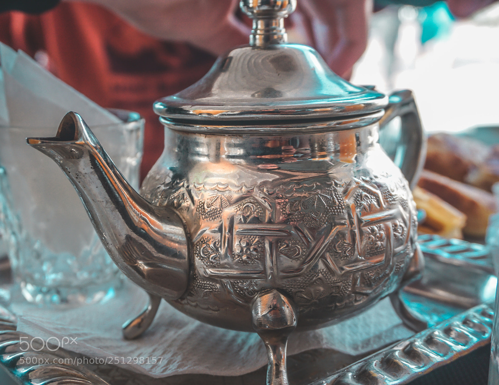 Sony a6000 sample photo. Moroccan teapot photography