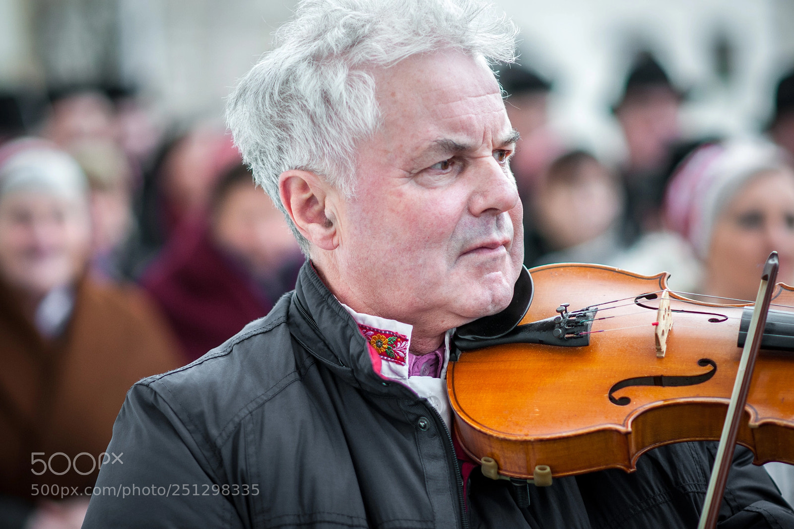Nikon D300 sample photo. Violin player photography