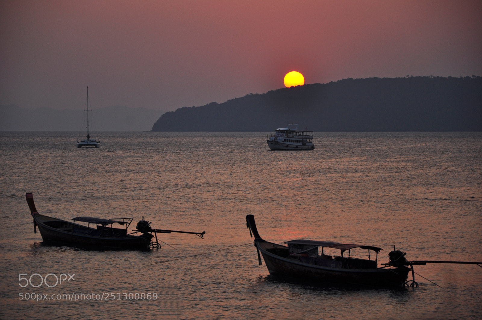 Nikon D5000 sample photo. Sunset @ ao nang photography