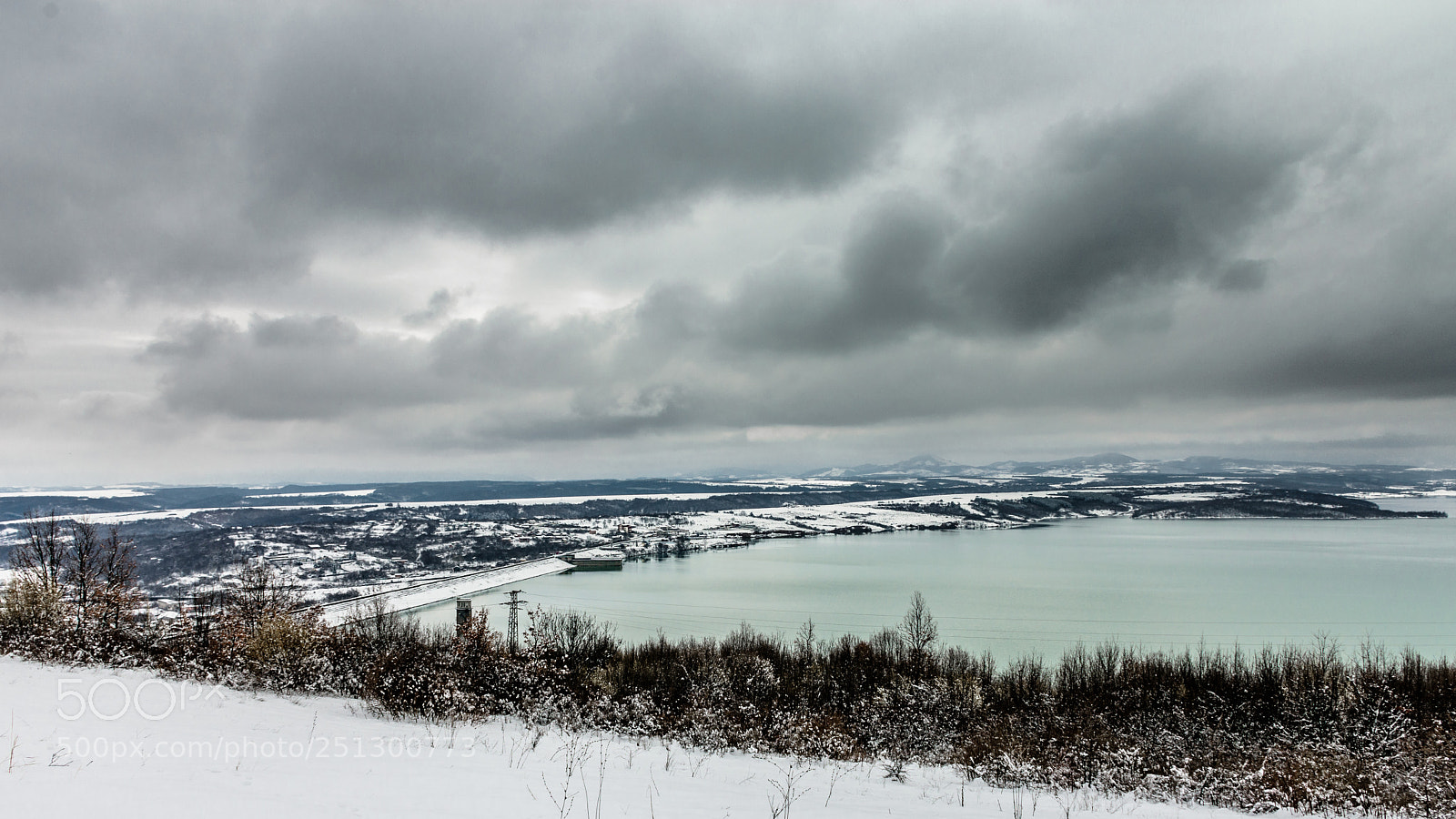 Nikon D7200 sample photo. Ogosta reservoir during winter photography