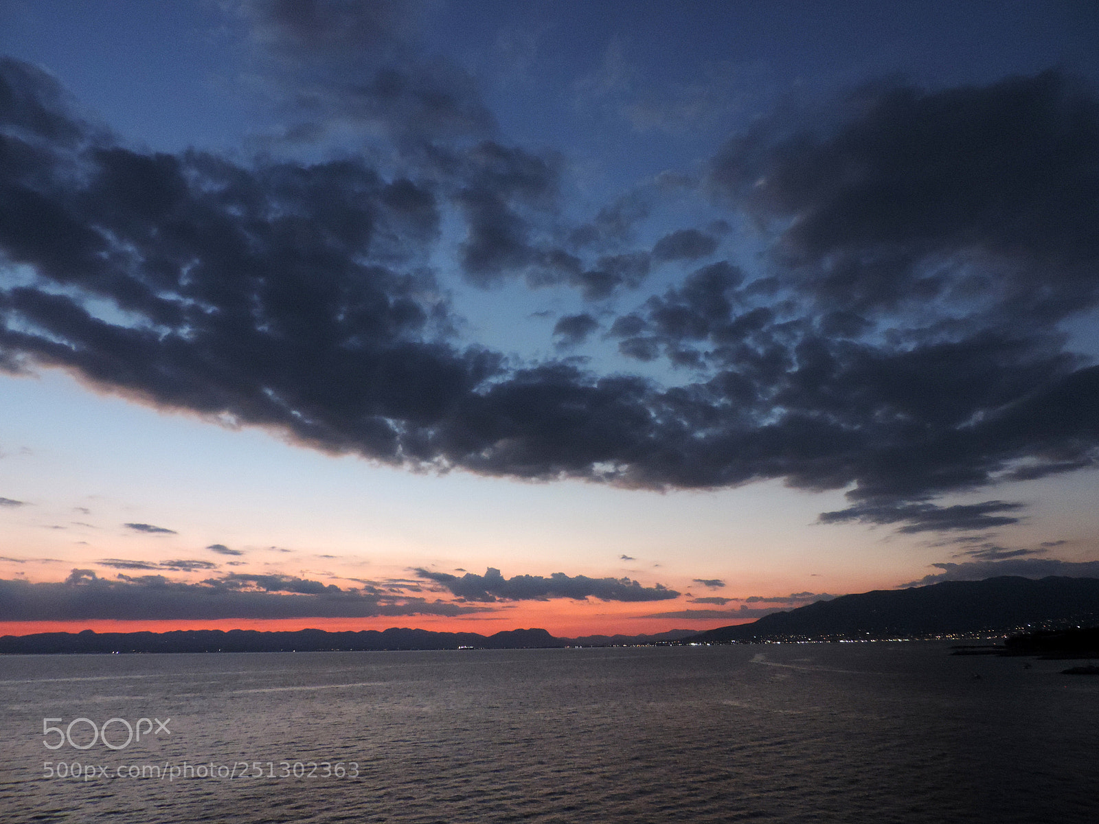 Nikon Coolpix P520 sample photo. Sunset in messinian bay photography