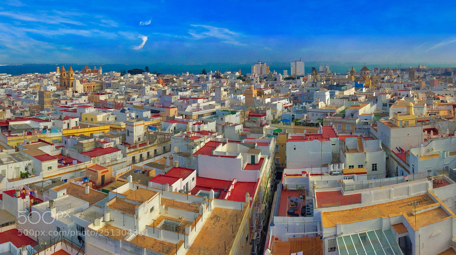 Apple iPhone 6 sample photo. The roofs of cadiz photography