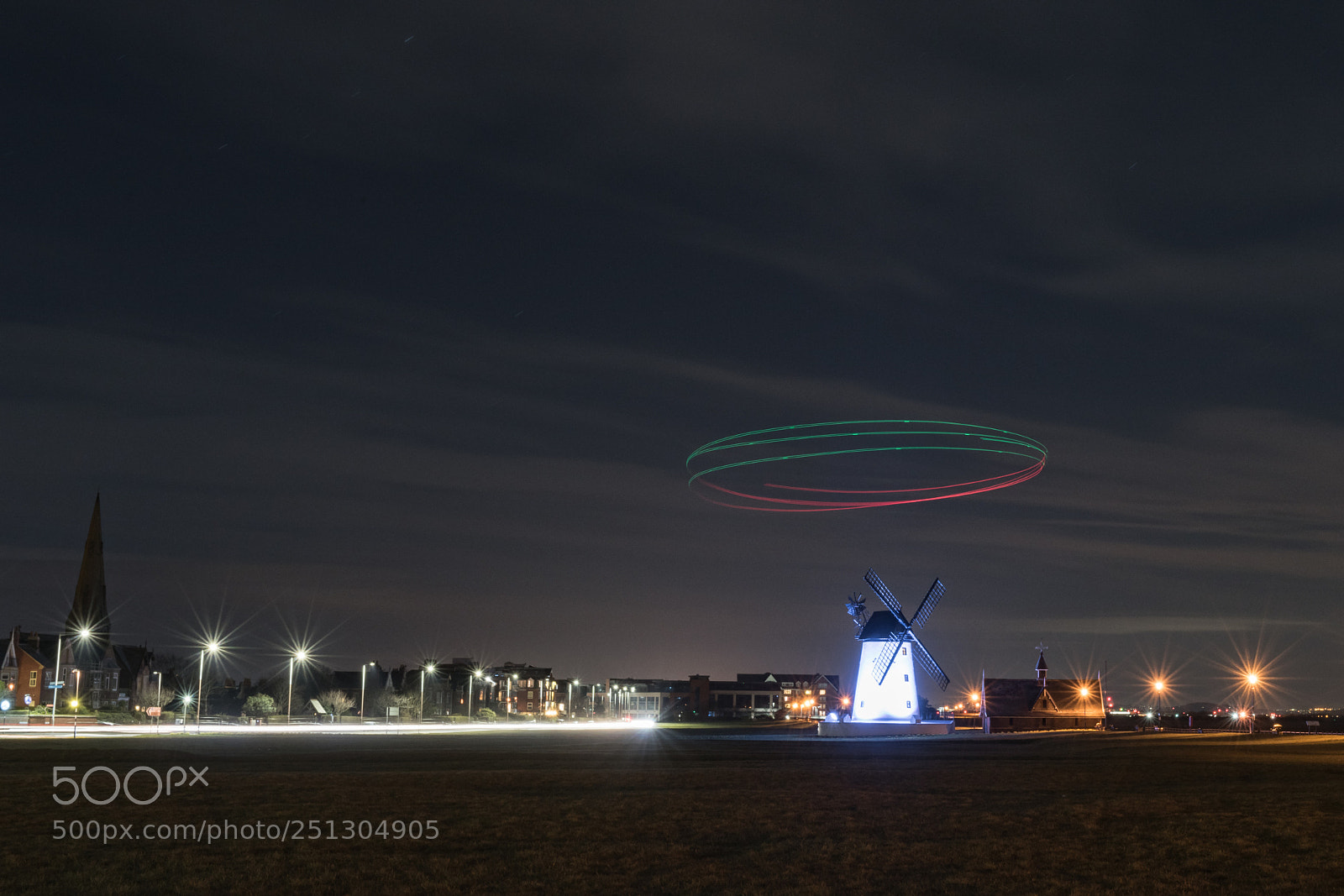 Nikon D810 sample photo. Drone by night photography