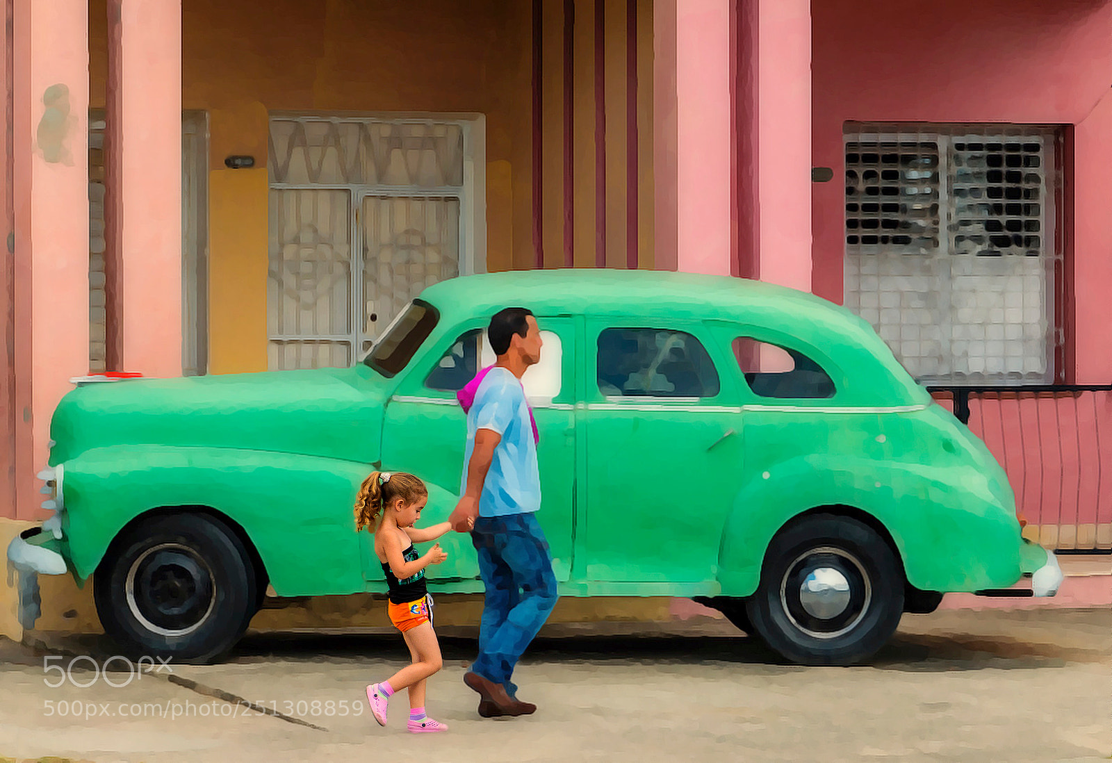Canon EOS 70D sample photo. Cuba papa con bimba photography