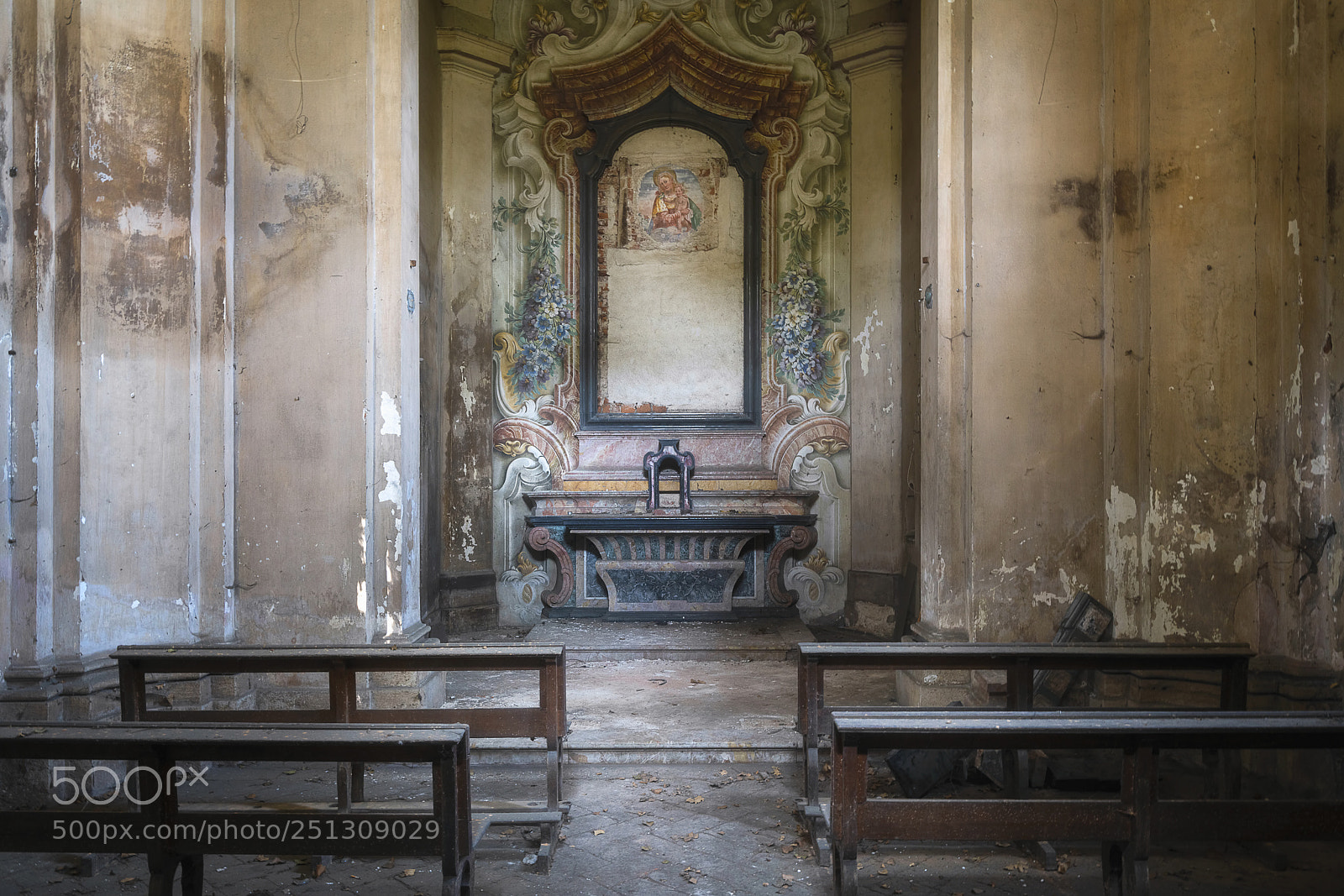 Sony a7R II sample photo. Abandoned chapel. photography