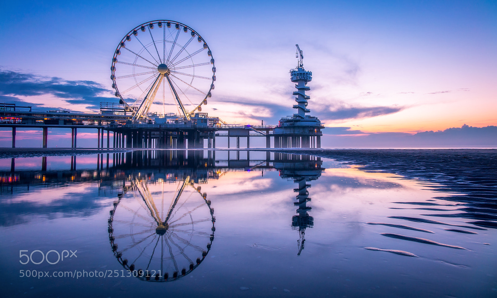 Sony Cyber-shot DSC-RX10 sample photo. Blue hour reflections photography