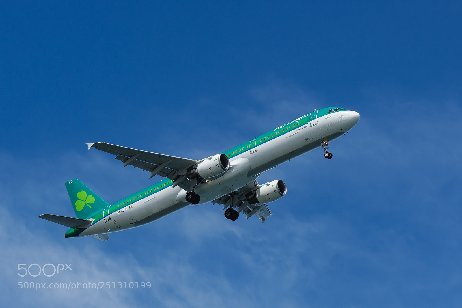 Nikon D700 sample photo. Aer lingus take-off photography