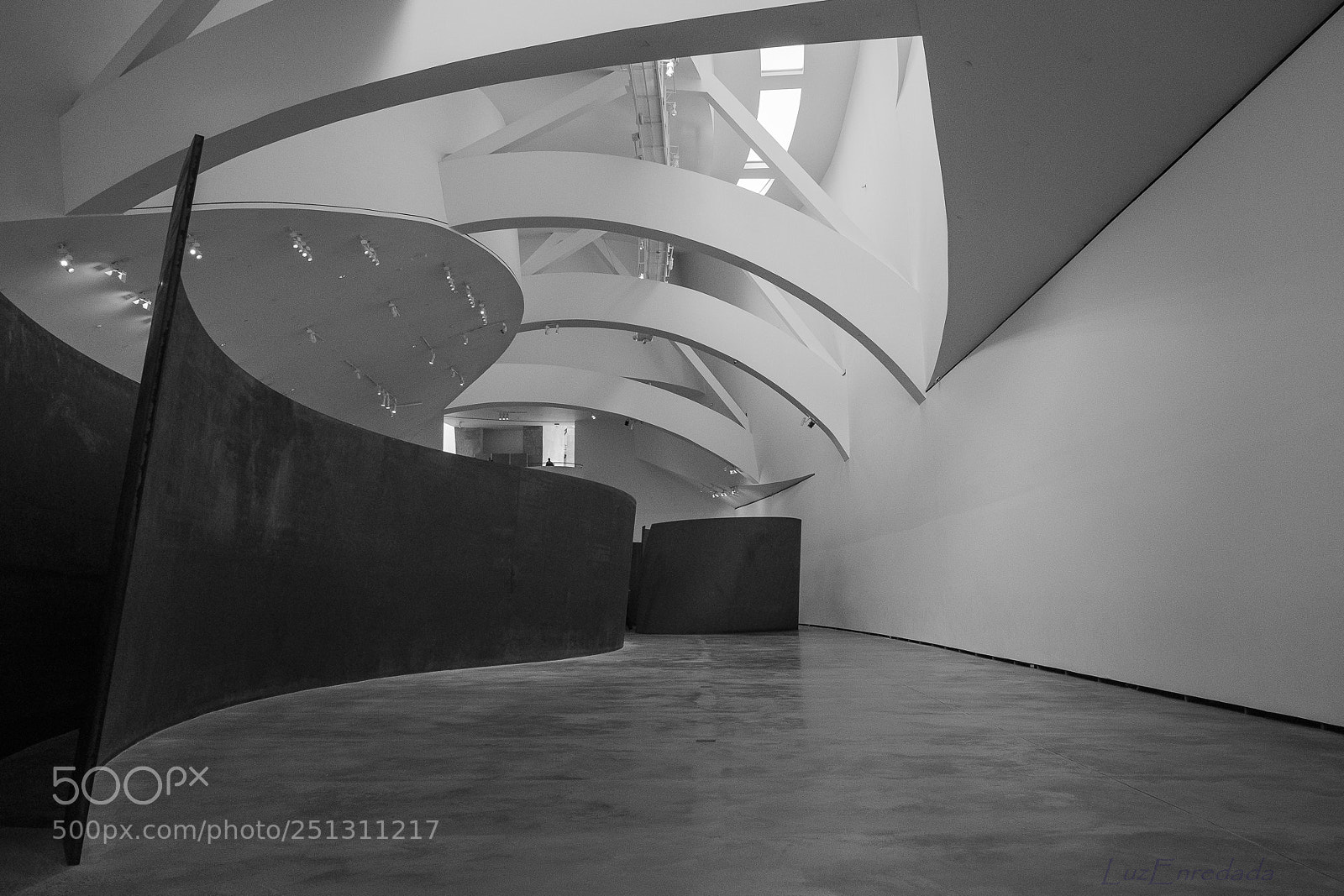 Fujifilm X-E1 sample photo. Guggenheim,  interior photography