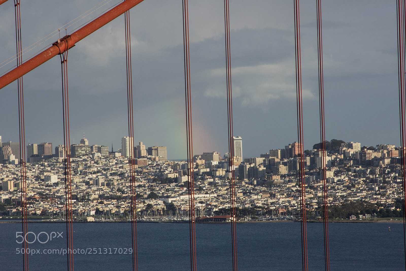 Canon EOS 600D (Rebel EOS T3i / EOS Kiss X5) sample photo. Rainbow over sf photography