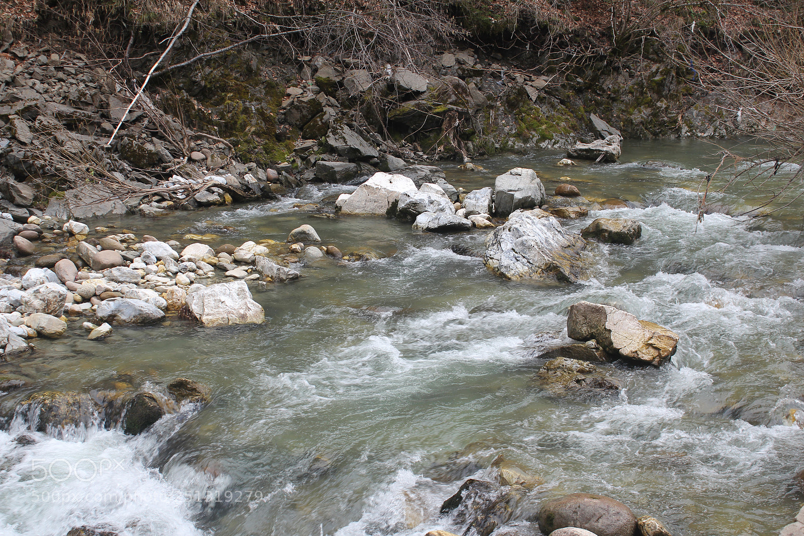 Canon EF-S 18-55mm F3.5-5.6 IS sample photo. Mountain river photography