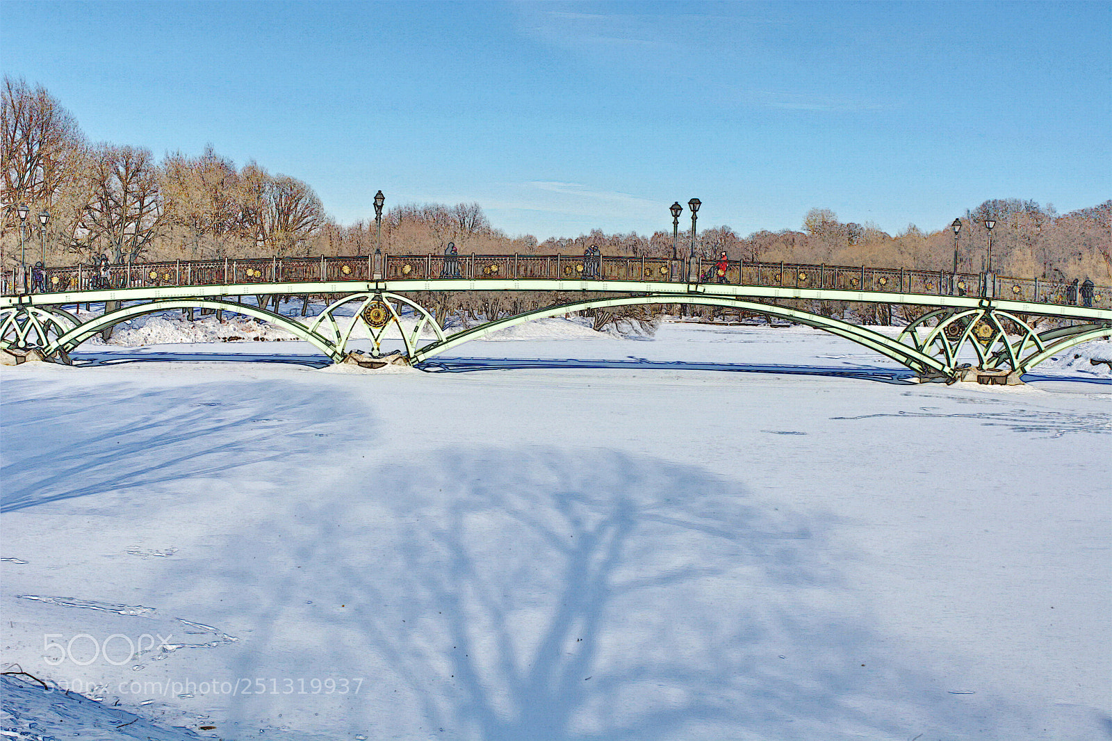Nikon D5200 sample photo. The pond in tsaritsyno photography