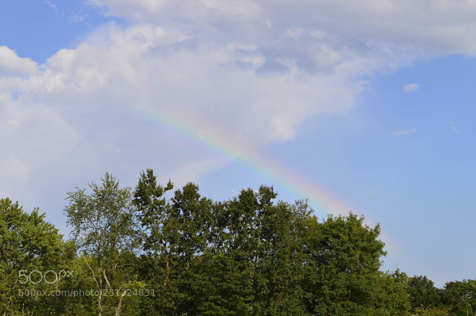 Nikon D3200 sample photo. Blue sky rainbow photography