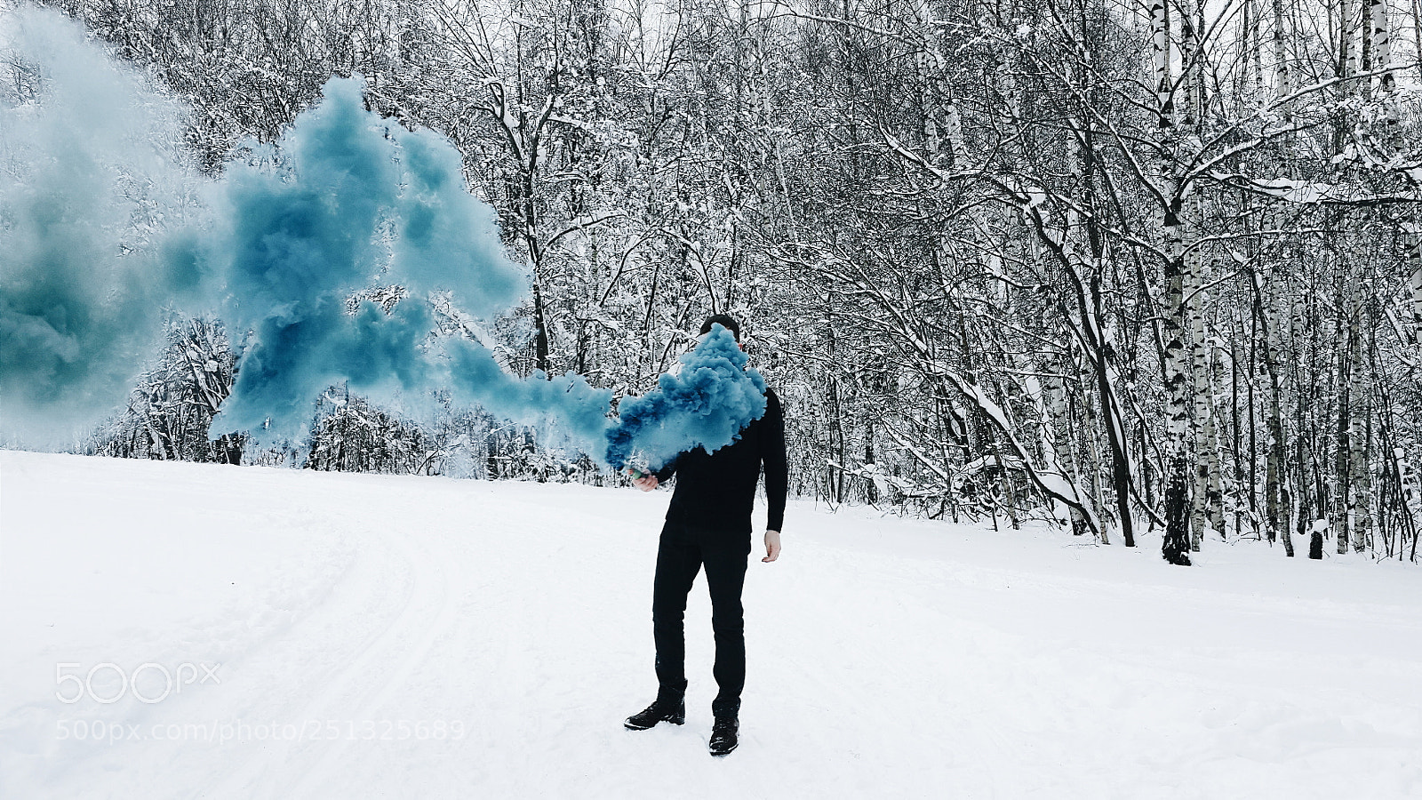 Samsung Galaxy S4 sample photo. Blue smoke photography