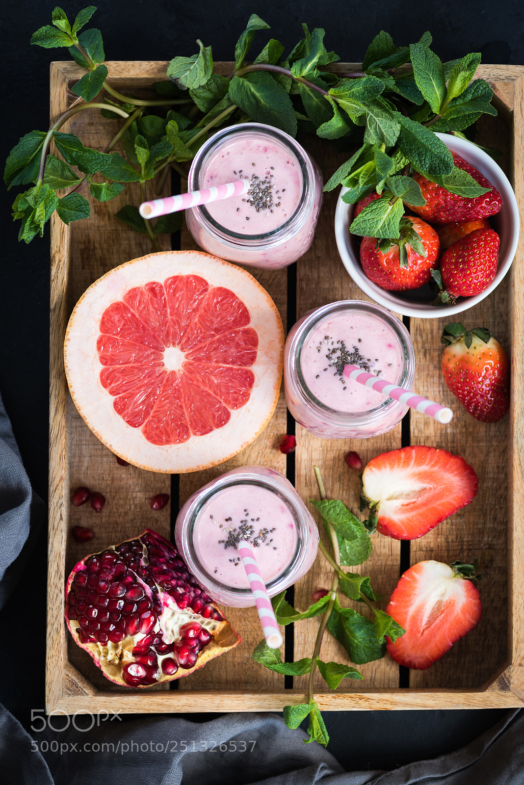 Nikon D810 sample photo. Fresh smoothies of strawberry photography