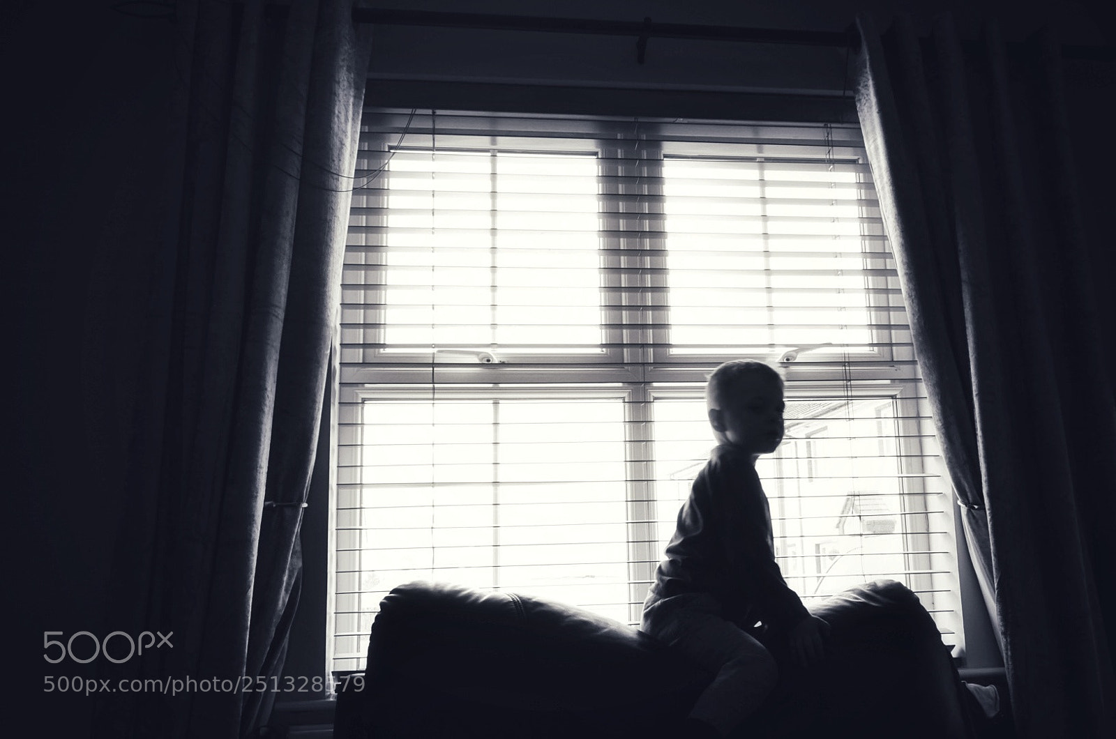 Sony a6000 sample photo. Boy in the window photography