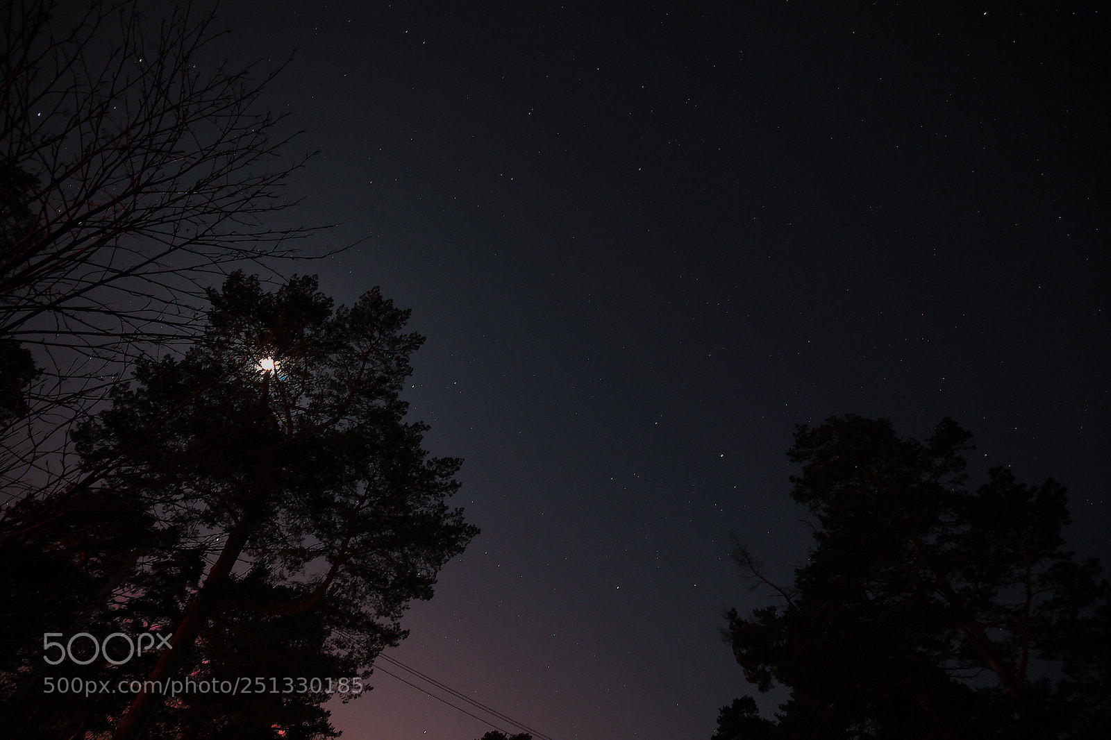 Canon EOS 5D Mark II sample photo. Night sky space photography