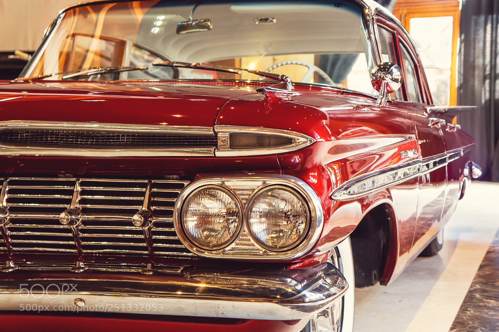 Sony Alpha a3000 sample photo. Chevrolet bel air sedan photography