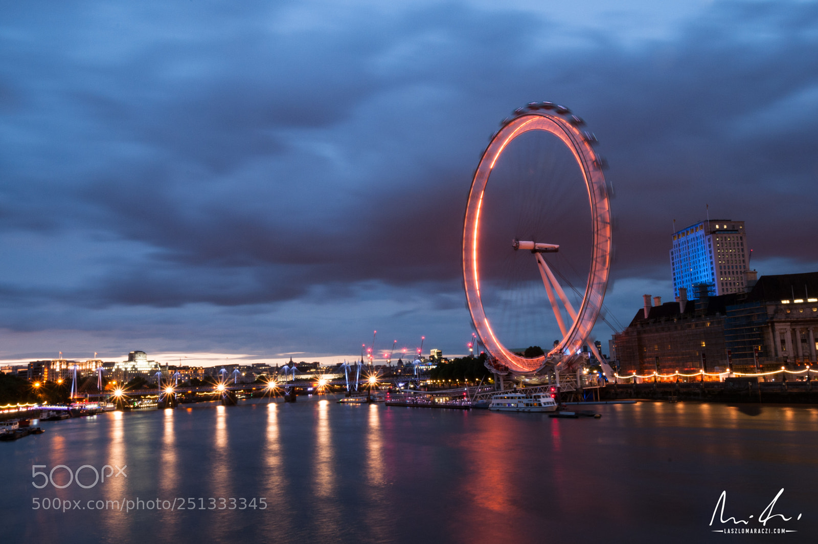 Nikon D300 sample photo. London eye photography