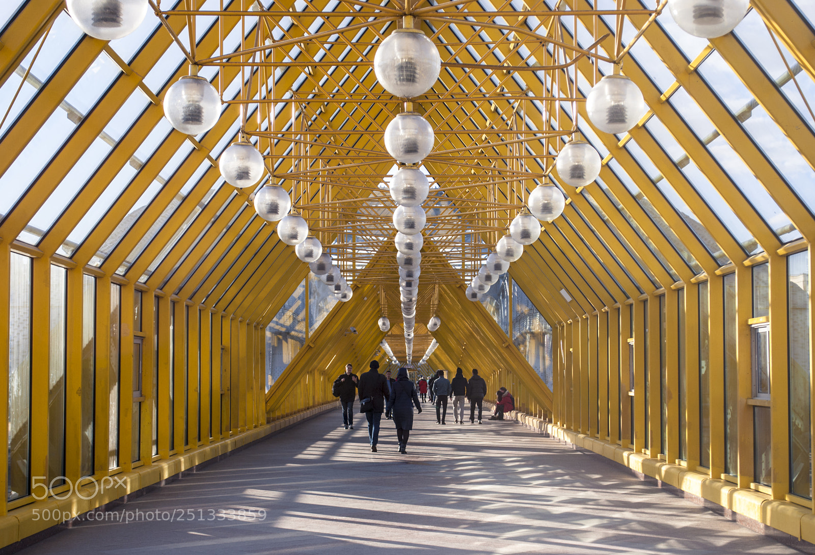 Nikon D60 sample photo. Yellow bridge photography