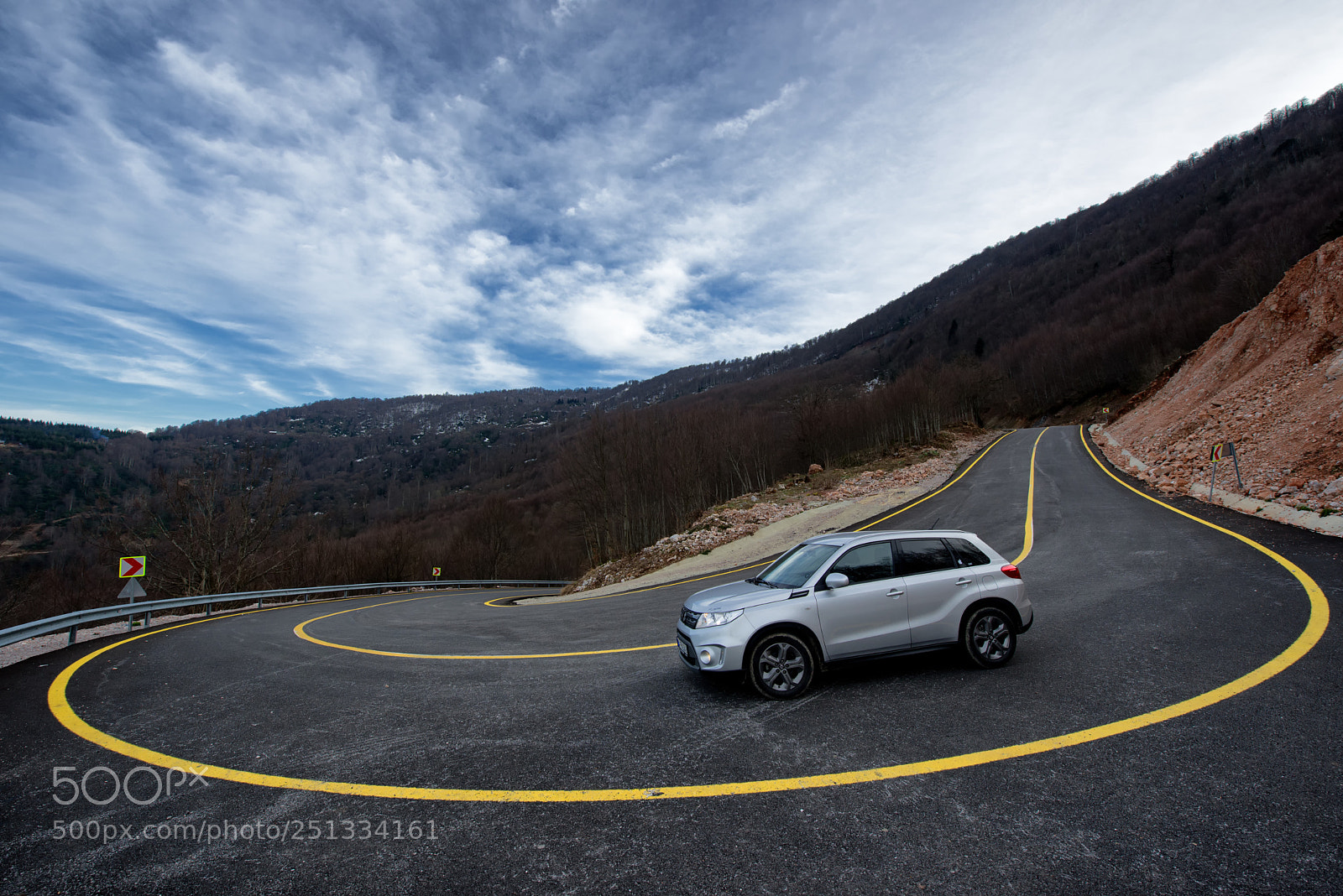 Nikon D600 sample photo. Mountain road photography