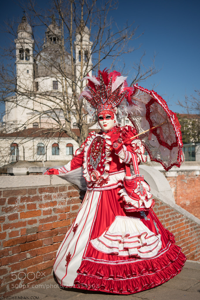 Sony a7R II sample photo. Lady in red photography
