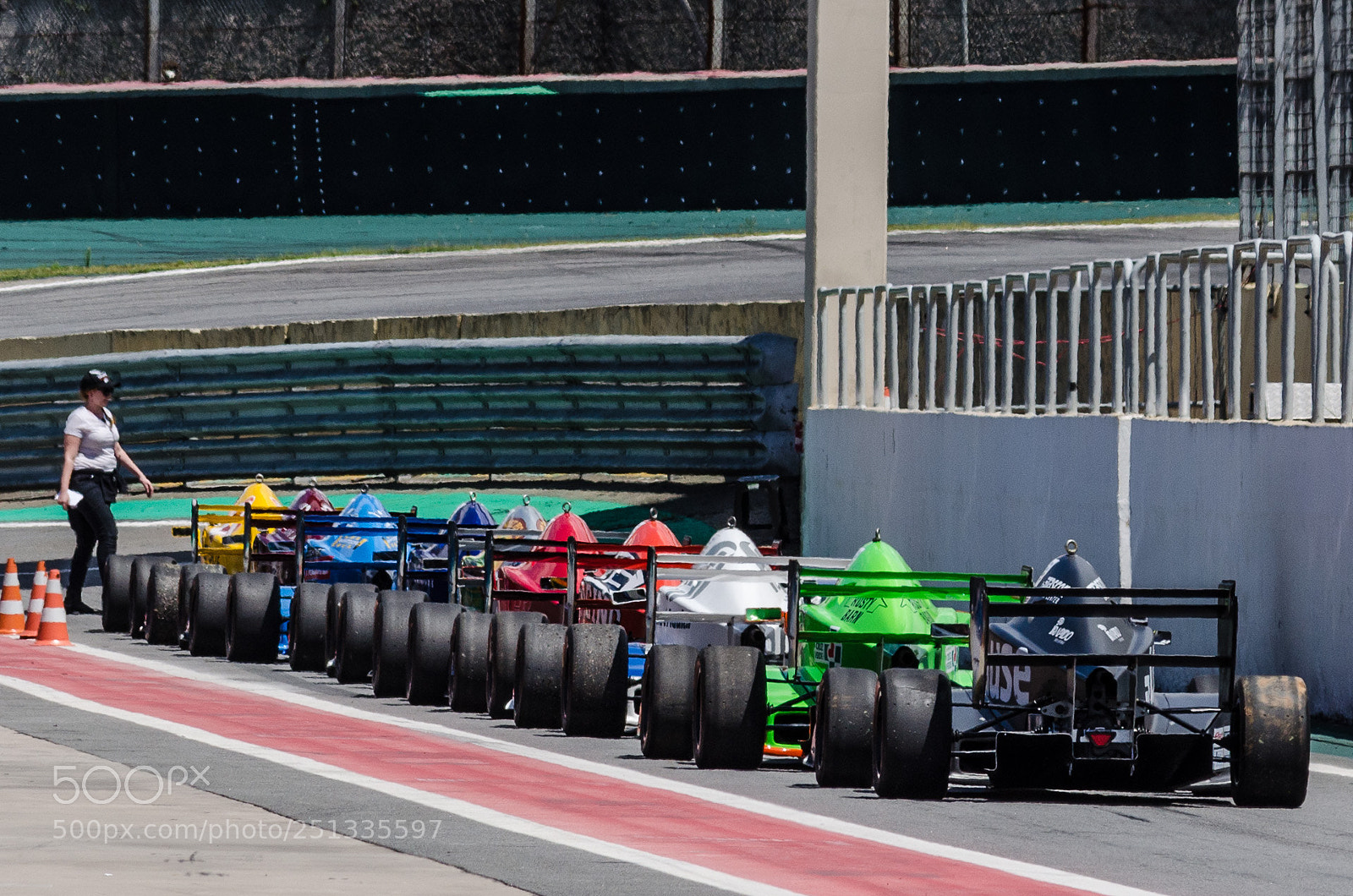 Nikon D5100 sample photo. Racecars in line photography