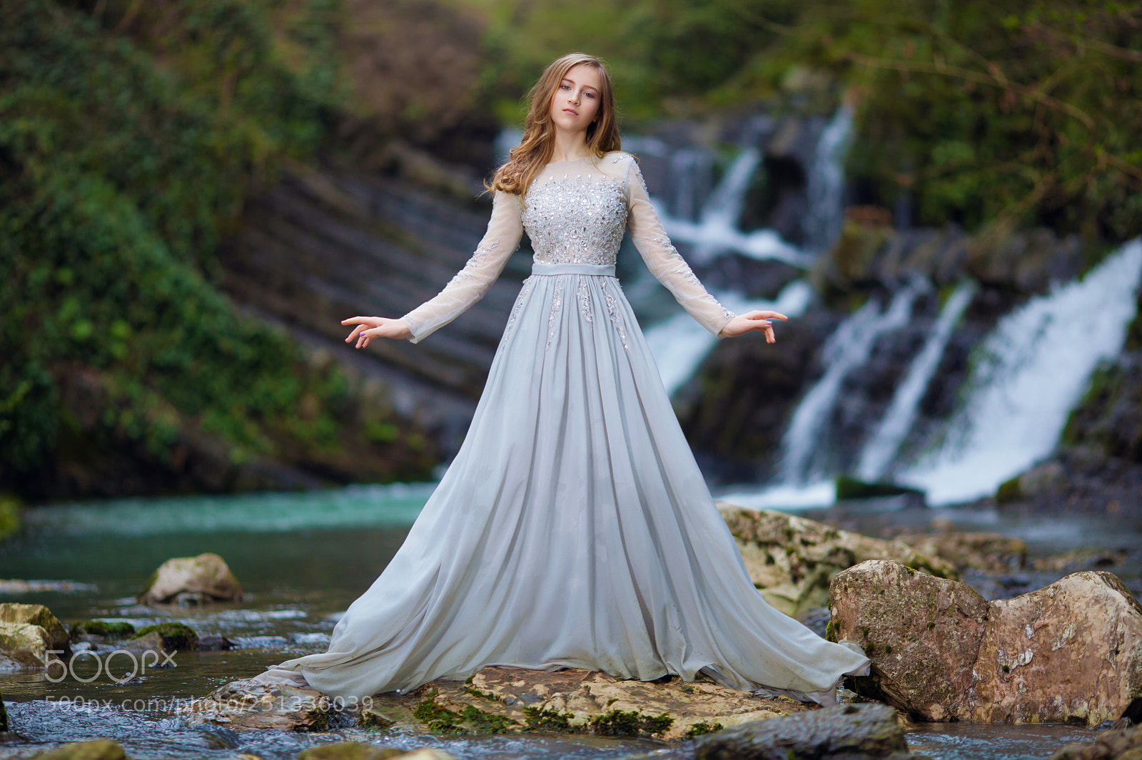 Canon EOS 5D Mark II sample photo. Near the waterfall photography