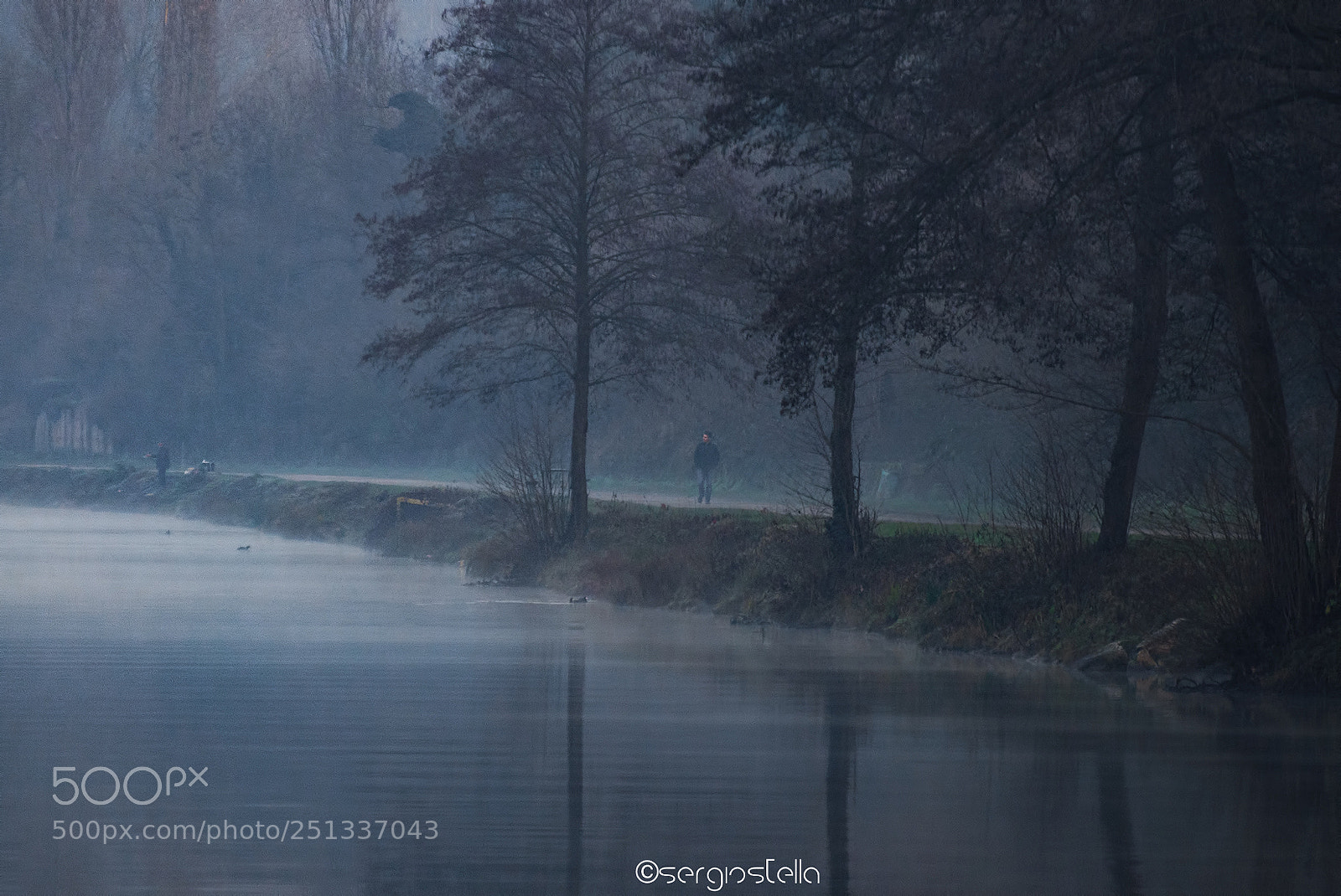 Nikon D90 sample photo. Foggy river___ photography