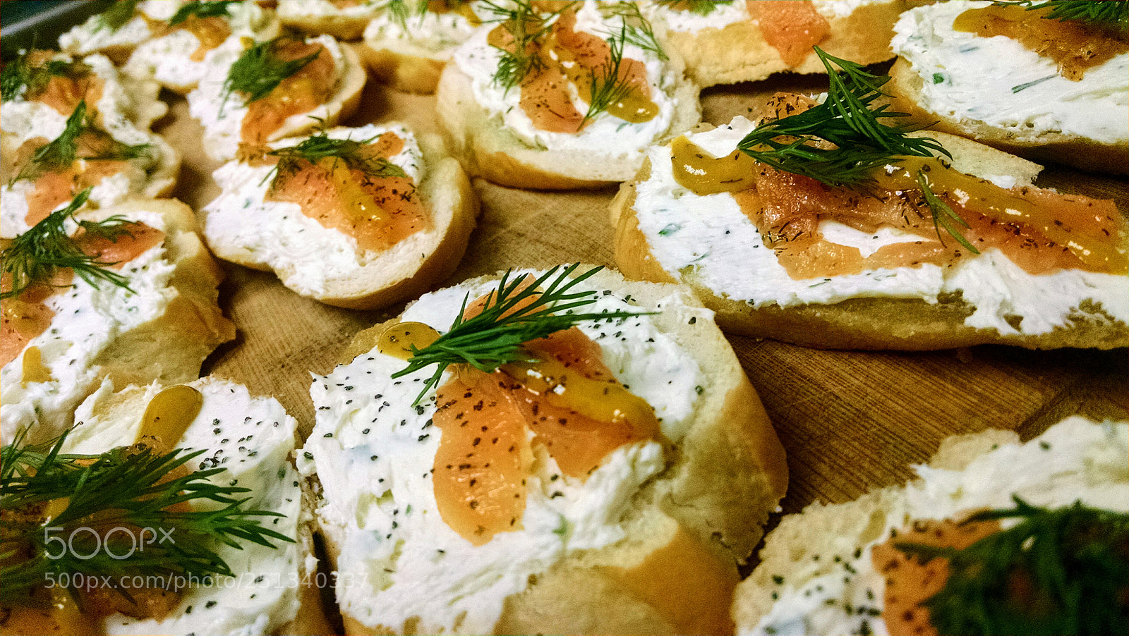 Motorola XT1080 sample photo. Salmon canapes photography