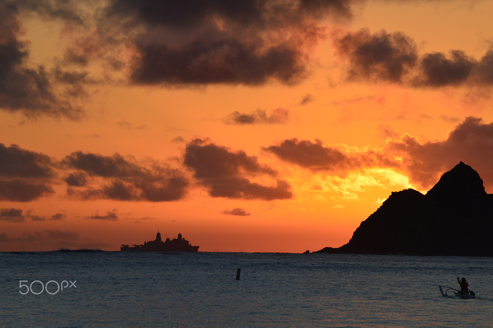 Nikon D3200 sample photo. Marines sunrise kailua photography