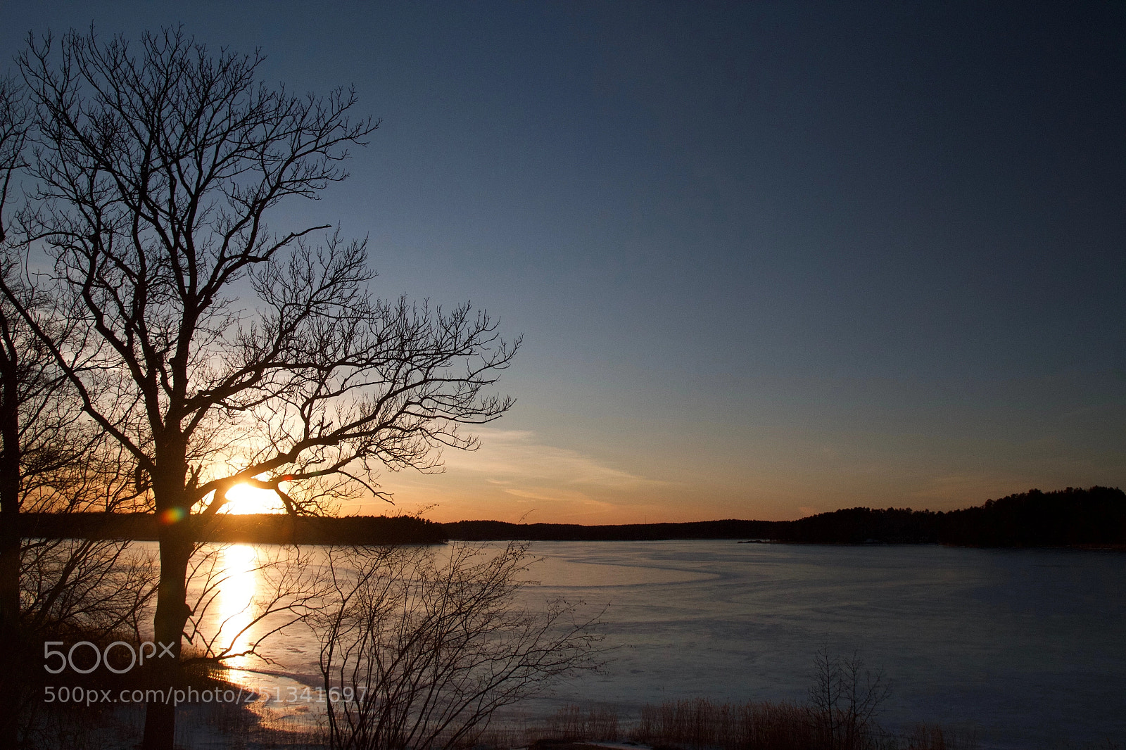 Canon EOS 7D sample photo. Borring winter sunset photography