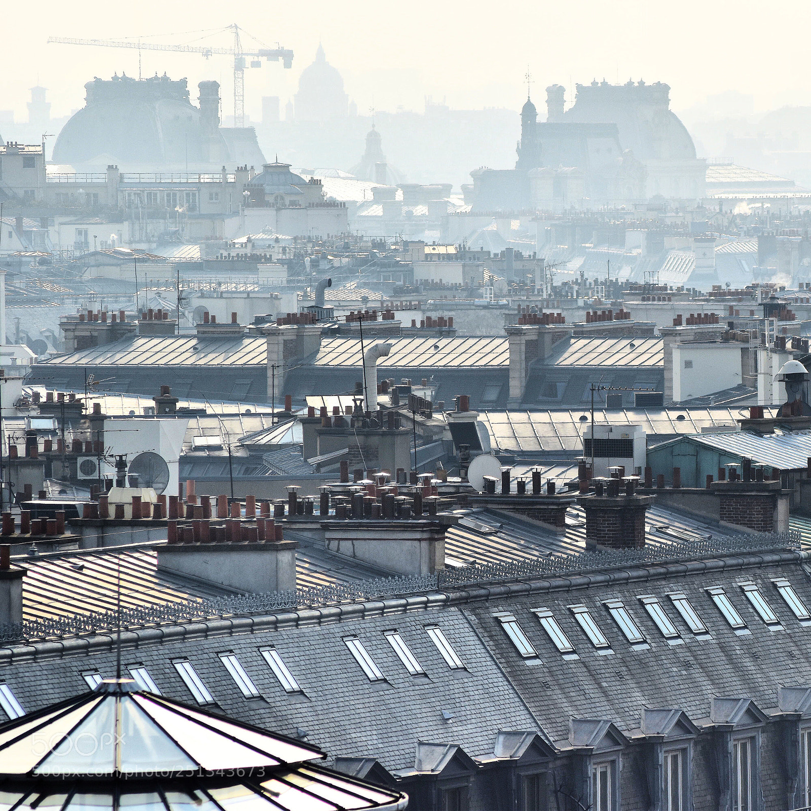 Nikon D5500 sample photo. Roofs of paris photography