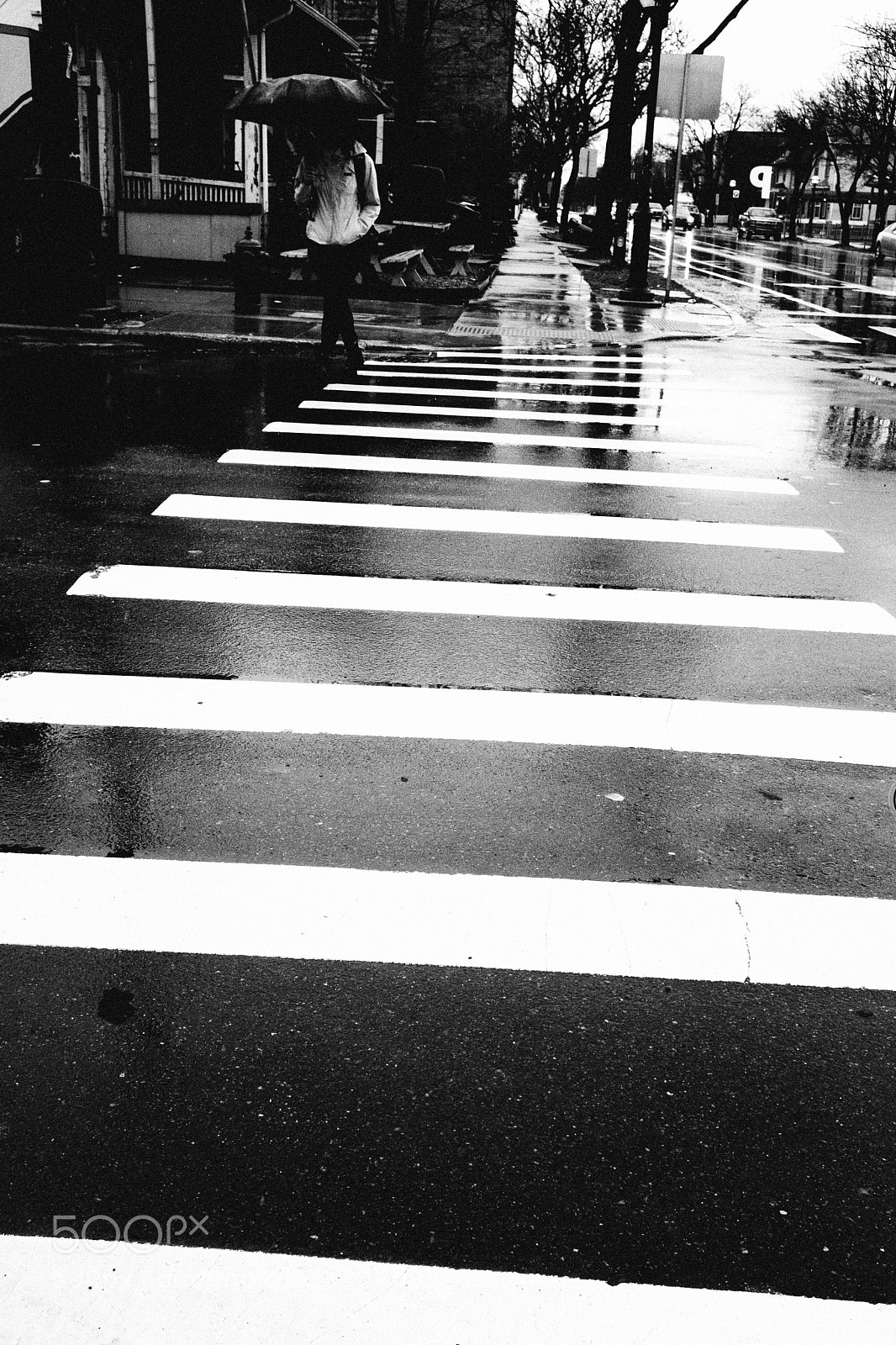 Fujifilm X100F sample photo. Crosswalk photography