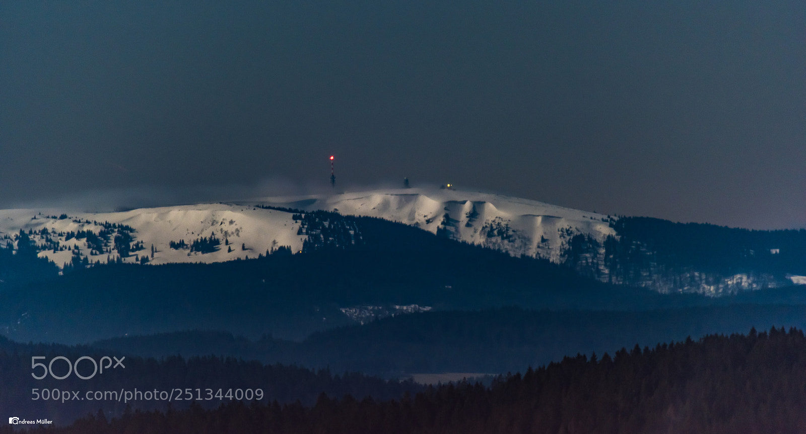 Nikon D810 sample photo. Feldberg im mondlicht photography