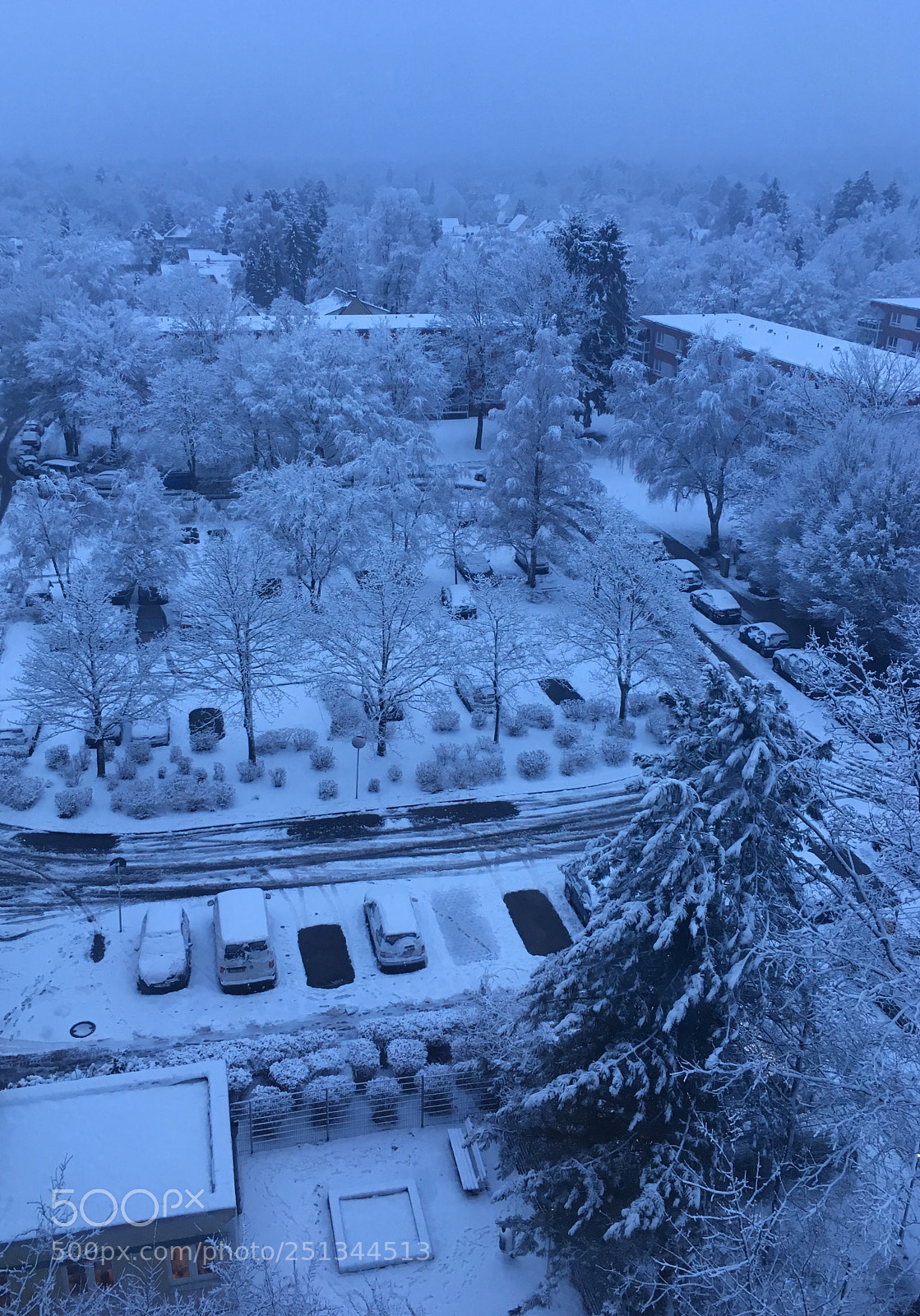 Apple iPhone 6s sample photo. Snow morning photography