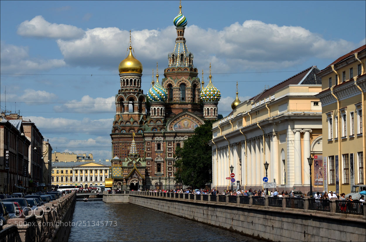 Nikon D5100 sample photo. Church on spilled blood photography