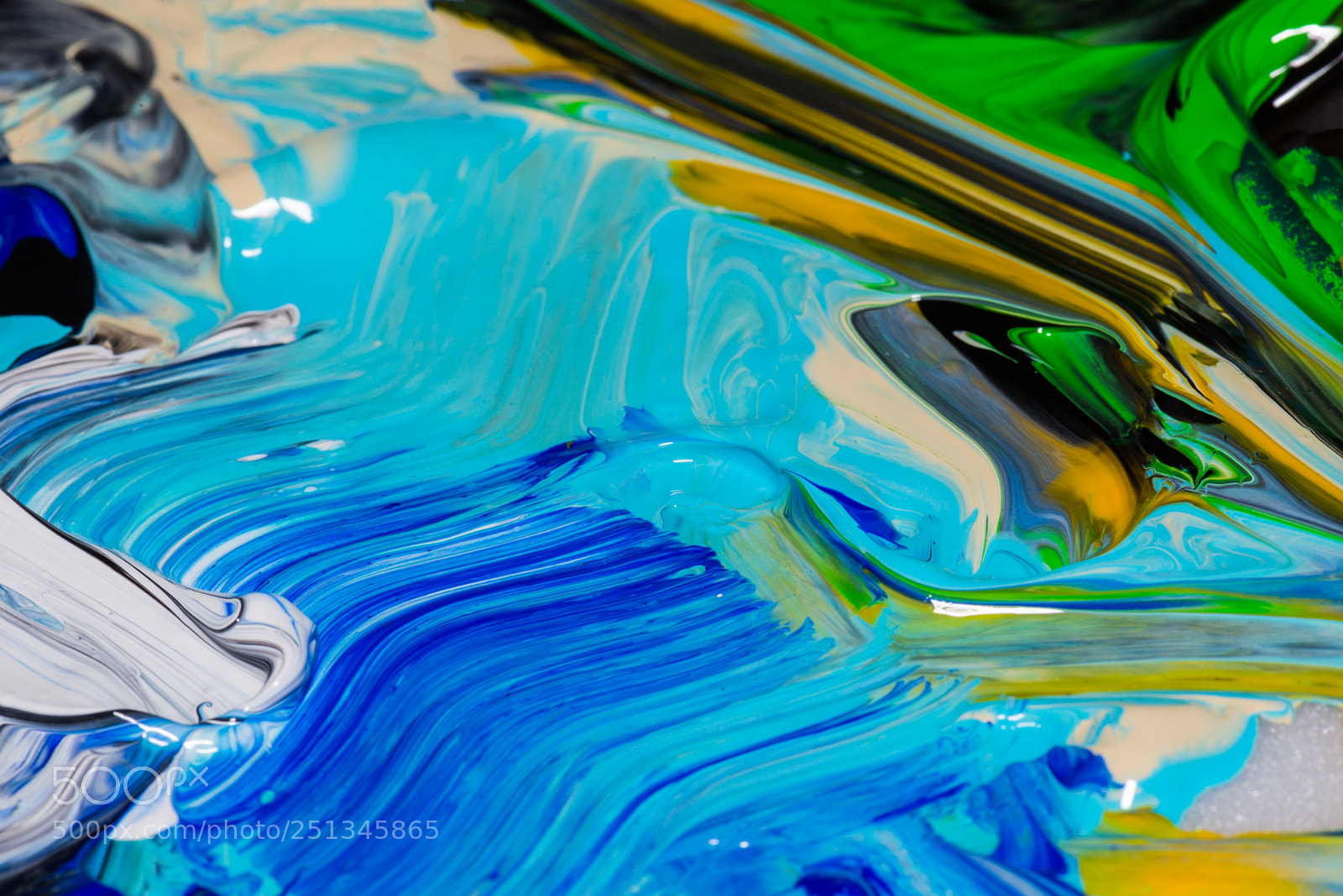Nikon D600 sample photo. Ocean of paint photography