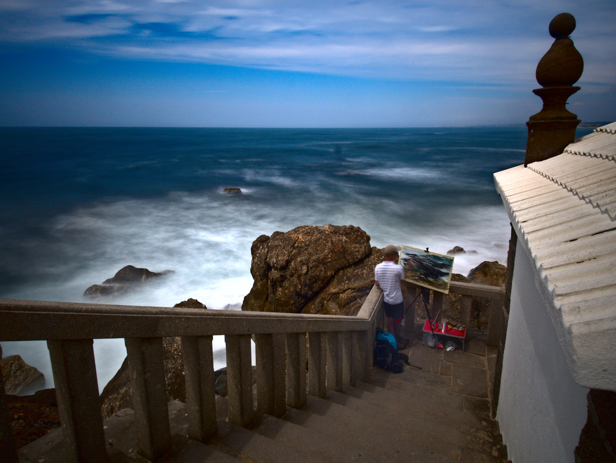 Panasonic Lumix DMC-GF7 sample photo. Painting the waves photography
