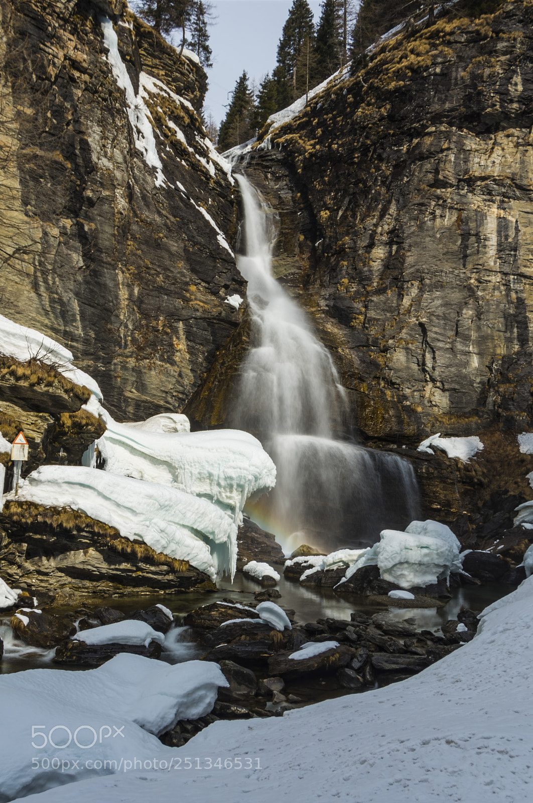 Pentax K-50 sample photo. Waterfall photography