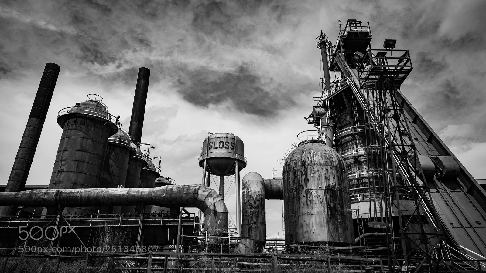 Nikon D5500 sample photo. Sloss furnaces photography