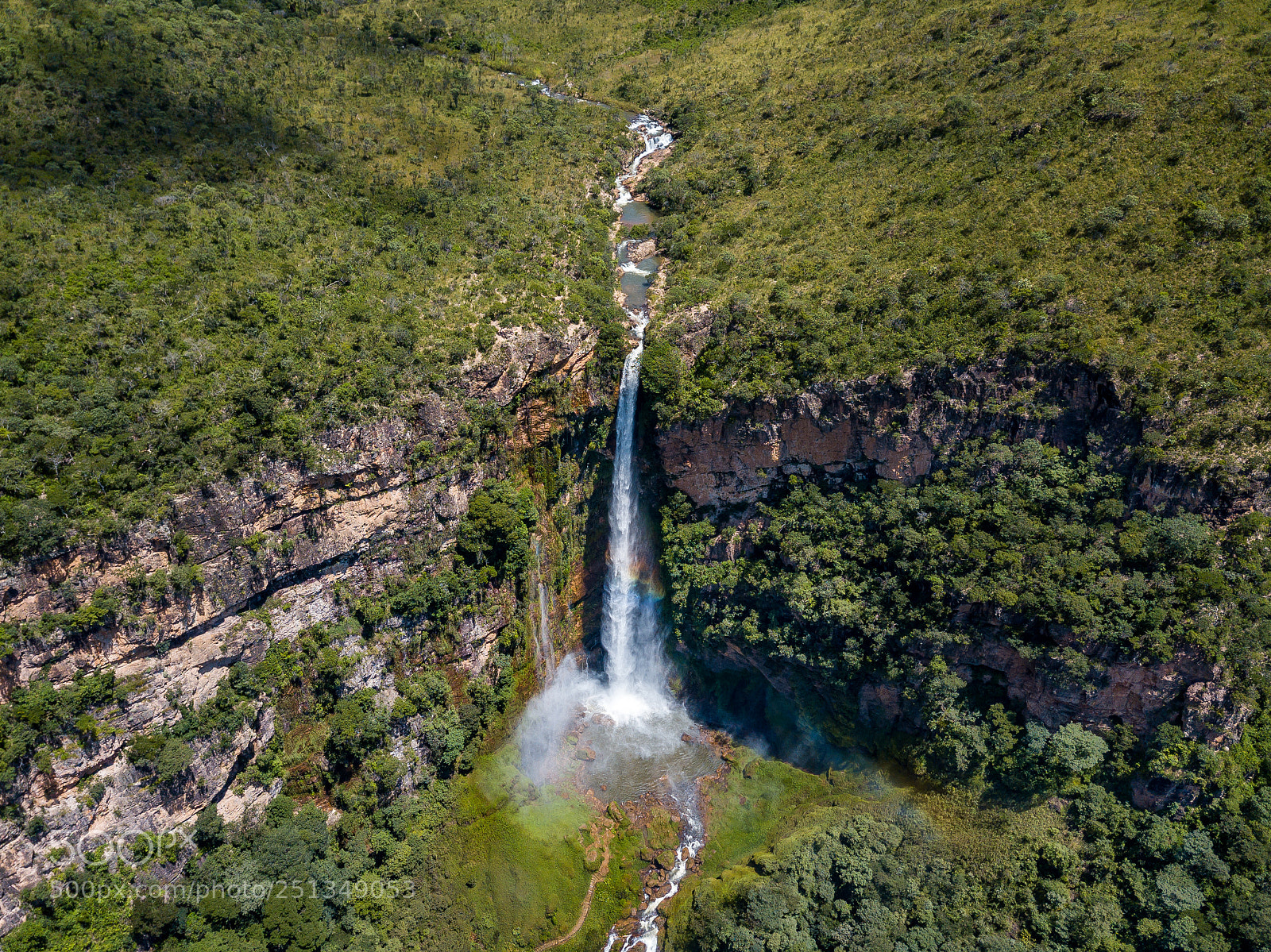 DJI FC220 sample photo. Itiquira falls - salto photography