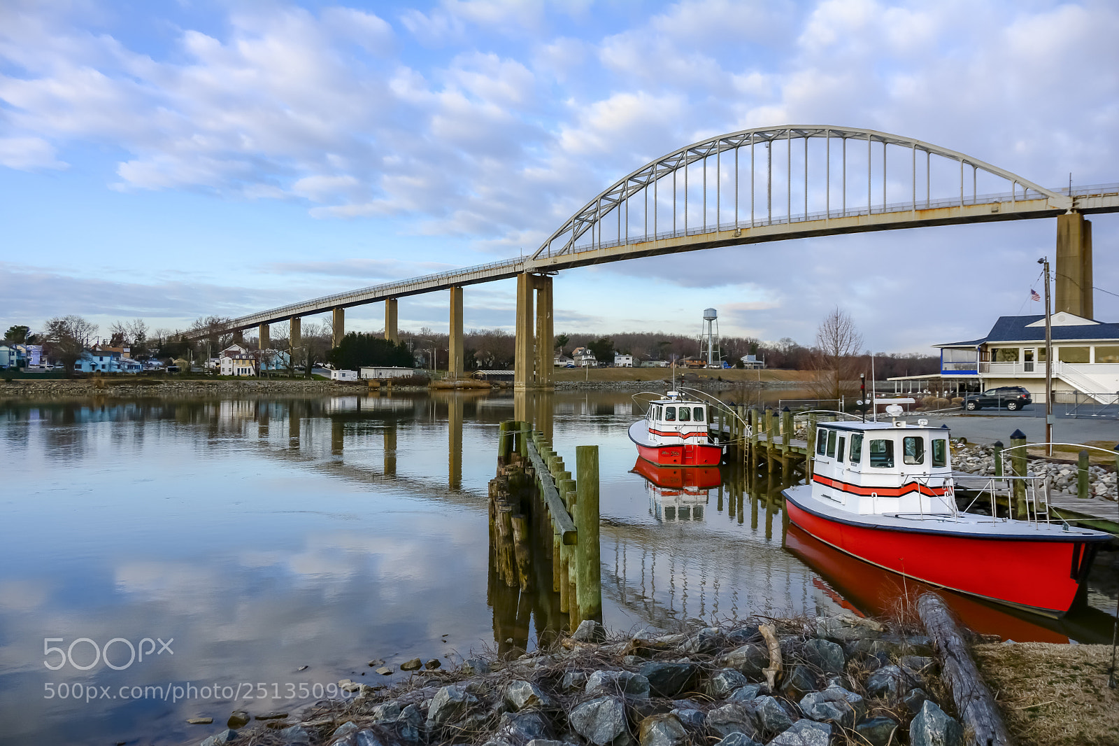 Nikon D7100 sample photo. Chesapeake city bridge on photography